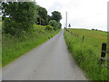 Minor road approaching Brae of Creuchies