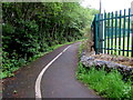 Bend in a brookside path, Caerphilly