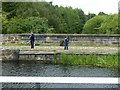 Fishing on Possil Road aqueduct