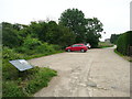 The car park for Houghton House, Ampthill