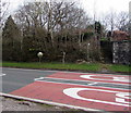 Roadside mirror, Libanus, Powys