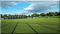 Evening view across sports pitch, Loughborough University