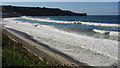 Breakers on Sandsend beach