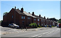 Houses on Woodland Road (A444), Stanton