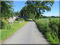 Minor road heading in the direction of Balendoch