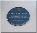 Plaque on Caercady House - High Street