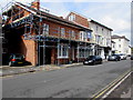 SU1659 : Apex scaffolding, River Street, Pewsey by Jaggery