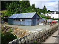 Metal shed on High Road