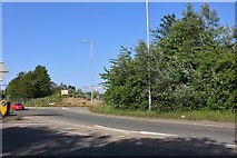 SP8667 : Roundabout on Park Farm Way, Wellingborough by David Howard