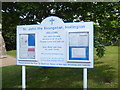 St John the Evangelist, Hollington: noticeboard