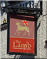 Sign for the Lamb public house, Newhall, Swadlincote