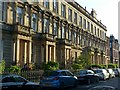 Sunlight on Breadalbane Terrace, Hill Street, Garnethill, Glasgow