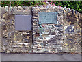 Plaques at Auchamore Farm Steading