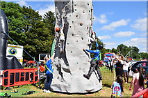 H4374 : Climbing rock - 179th Omagh Annual Agricultural Show 2019 by Kenneth  Allen