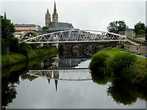 H4572 : Strule River, Omagh / Lisnamallard by Kenneth  Allen