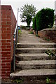 Steps up to Elan Close, Bettws, Newport