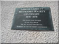 Plaque at Abbots Langley Methodist Church