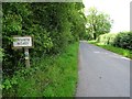 Private road and bridleway