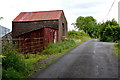 Farm buildings along St Dympnas Road