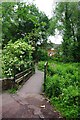 Footbridge over Laughern Brook, St. John