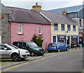 Pink house in Newcastle Emlyn