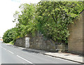 Former railway bridge abutment, Henshaw Lane, Yeadon