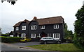 Houses on Lower Road, Little Hallingbury 