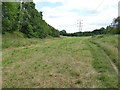 Field between river and railway