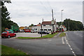 The Black Dog public house on the A1041