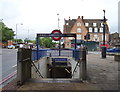 Entrance to Manor House Underground Station 