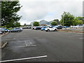 NY4159 : Part of the parking area at Houghton Hall Garden Centre by Peter Wood