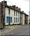 Houses alongside the B4333 Lloyds Terrace, Adpar, Ceredigion