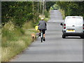 Walking the dog in Norton Road