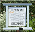 Sign for the Fox & Hounds, Hunsdon
