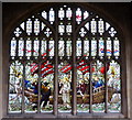 SP0228 : East window, St. Peter's Church, Winchcombe by pam fray