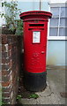 Elizabeth II postbox on Northgate End, Bishop