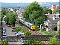 Class 37 near Cardiff Queen Street