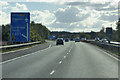 TL4157 : M11, Southbound Exit at Junction 12 by David Dixon