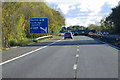 TL4254 : Southbound M11 approaching Junction 11 by David Dixon
