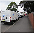 World of Kitchens van, Goldcroft Common, Caerleon