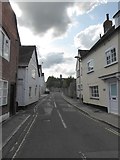 SY9287 : Looking from South Street into Trinity Lane by Basher Eyre