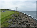 Coastline behind Shore Street at Buckhaven