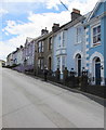 Colourful houses, Hill Street, New Quay