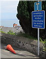 SN3859 : Unsuitable route for motor vehicles, Picton Terrace, New Quay by Jaggery