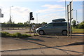 The entrance to Kettering Business Park on the A43