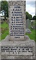 Names of the fallen on the Usk war memorial 3