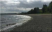 NT2992 : Beach at Ravenscraig Castle by Mat Fascione