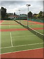NS5760 : Tennis Courts Newlands Lawn Tennis Club by Paul Gillett