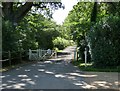 Private road to Knepp Castle