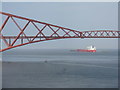 NT1379 : About to pass under the Forth Bridge by M J Richardson